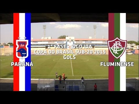 Gols - Paraná 2 x 2 Fluminense - Copa do Brasil Sub-20 - 24/09/2015