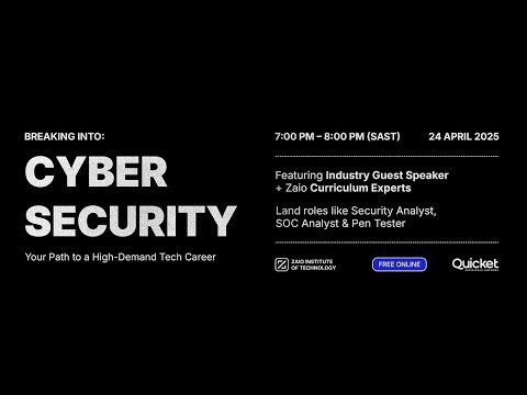 Breaking Into Cybersecurity: Your Path to a High-Demand Tech Career