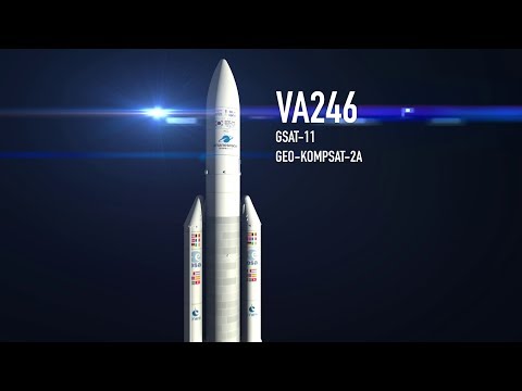 Successful Mission Arianespace Flight VA246– GSAT-11 and GEO-KOMPSAT-2A
