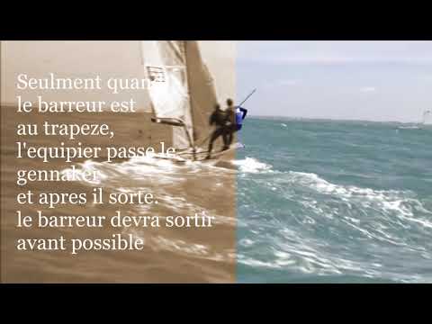 49er sailing sequence de l'empanage