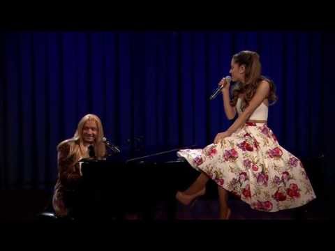 Jimmy Fallon & Ariana Grande Sing Broadway Versions of Rap Songs