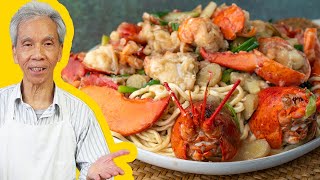 🦞  Dad's TASTY Lobster Yee Mein (龍蝦伊麵)!