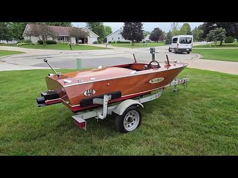Chris Craft 11' mini replica jetboat
