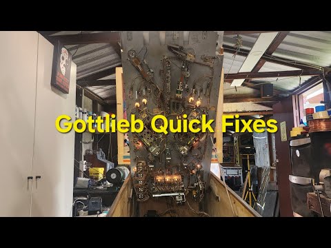Gottlieb Pinball Simple Fixes With Schematics Explanation 