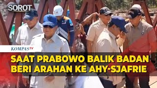 Download lagu President Prabowo Suddenly Turns Around and Gives Directions to AHY-Sjafrie After Inspecting the ... mp3