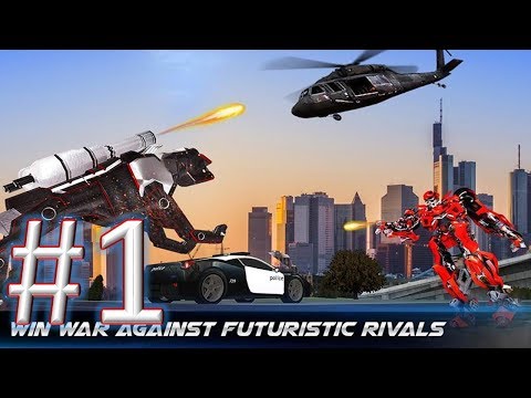 US Police Transform Robot Car Cop Dog game #challenge 1 gameplay (android & ios)
