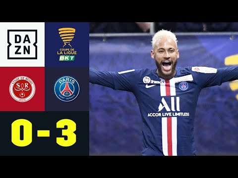PSG triumphiert und zieht ins Finale ein: Reims - PSG 0:3 | Coupe de la Ligue | DAZN Highlights