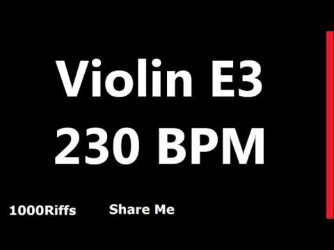 Violin Metronome E3 : 230 BPM