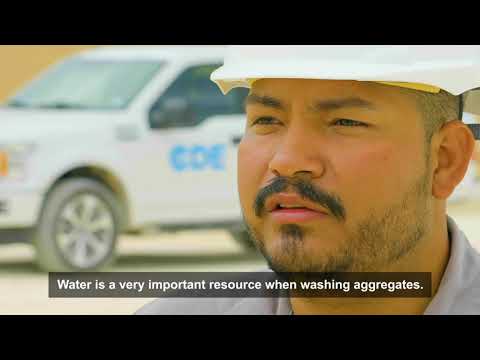 Resource Materials Producing Sand & Gravel Products with CDE's 450tph Sand Washing Plant, Texas