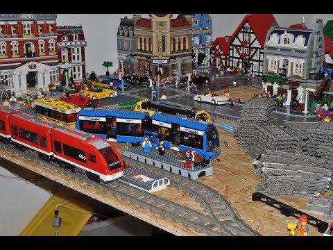Bau einer Legostadt Teil 9. - Die Zugstrecke