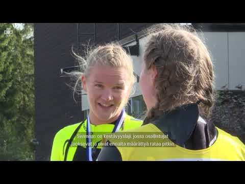 Folkhälsan swimrun Solvalla (finnish 1 min)