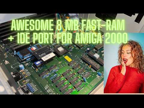 New Cheap/Awesome 8 MB Fast-Ram memory expansion + IDE port for Amiga 500 Amiga 2000 Alinea Computer