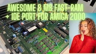 New Cheap/Awesome 8 MB Fast-Ram memory expansion + IDE port for Amiga 500 Amiga 2000 Alinea Computer