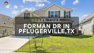 MLS House Tour: 19321 Forman Dr in Pflugerville, TX - Spacious and Modern Home in Vine Creek