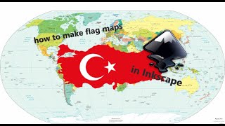 How to make flag maps in Inkscape! - Inkscape tutorial 2025