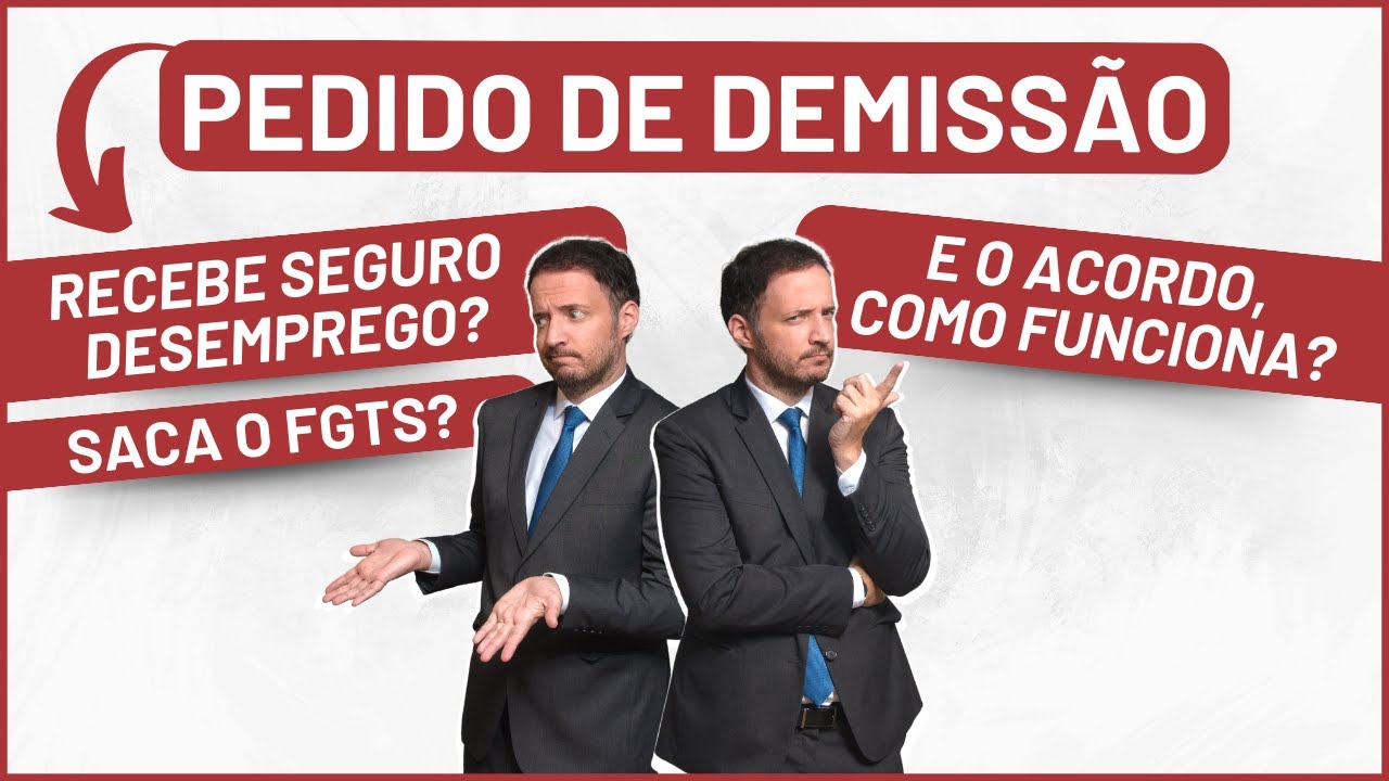 Pedido de Demissão e Demissão por acordo - Como Funciona ?