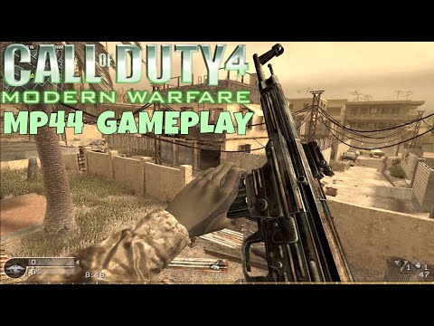 CoD4: MW MP44 Multiplayer Gameplay 2021 - Backlot
