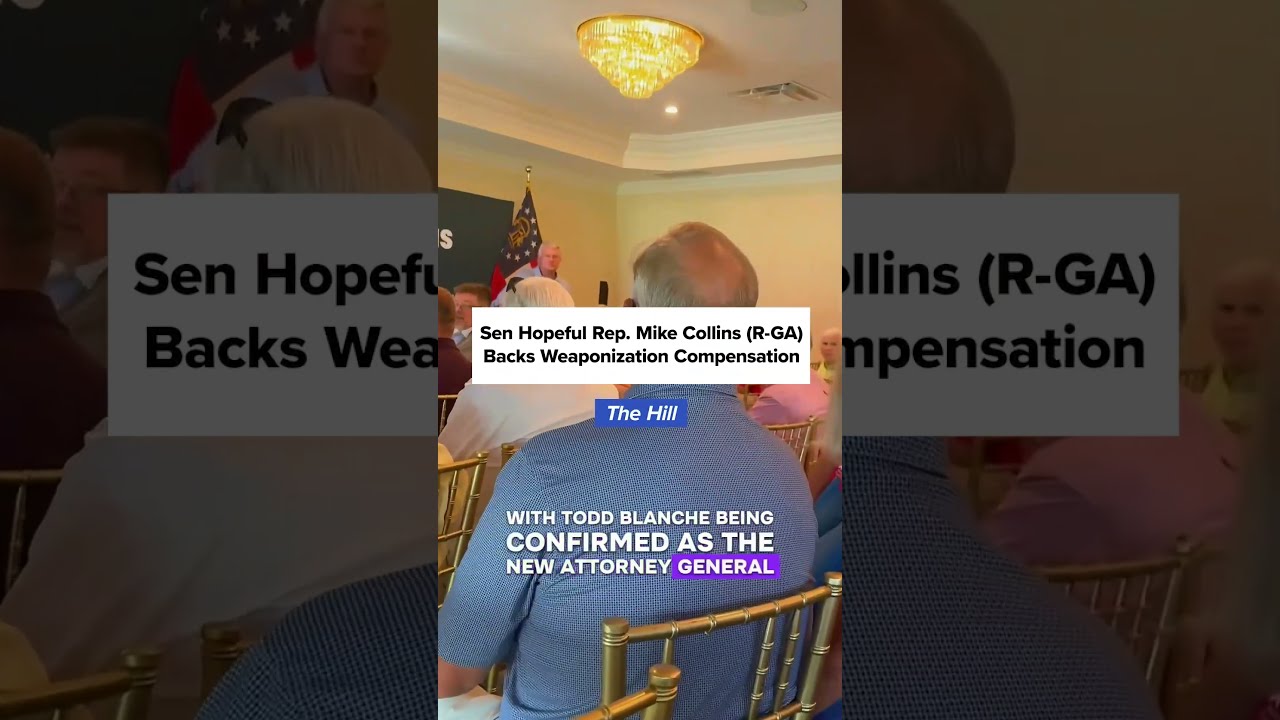 Video: Mike Collins endorses compensation principle for Americans harmed by federal government