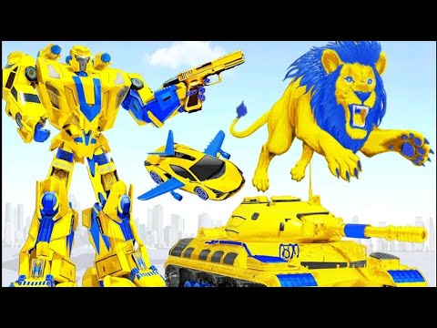 Muscle Car Robot Transform Horse Robot Game Game 2021