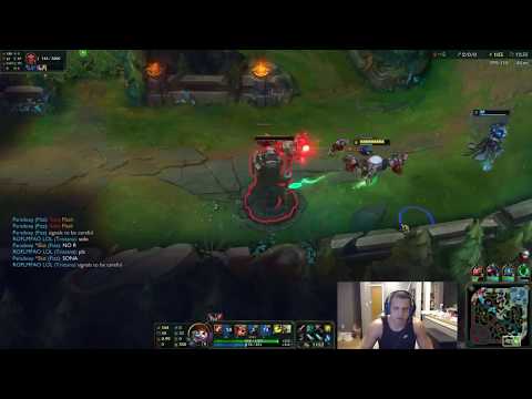 Tyler1 as Tristana Thresh vs Ezreal Sona Patch 8.2 Ranked Gameplay