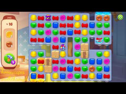 Homescapes Level 345 Walkthrough