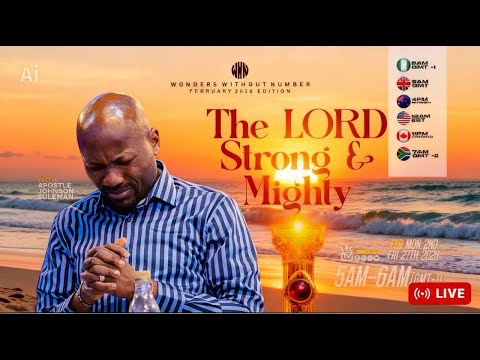 Wonders Without Number with Apostle Suleman : THE LORD STRONG AND MIGHTY!🔥 || 9 FEB. 2026