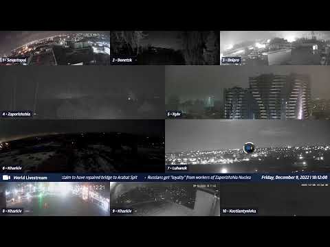 Live views from Ukraine 12/9/2022 A - Kramatorsk, Kharkiv, Kyiv, Zaporizhzhia and other cities