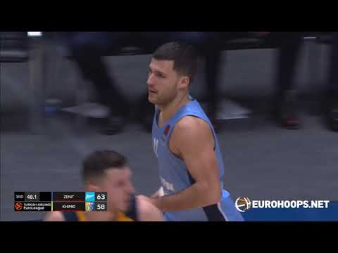 Zenit St Petersburg - Khimki Moscow Region 83-88: Billy Baron (24 points on 6/10 3PT)