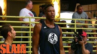 Myles Turner 2015 NBA Draft Workout - NBA Draft Lottery 2015 - Texas Basketball