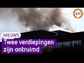 Grote brand bij revalidatiecentrum Klimmendaal in Arnhem