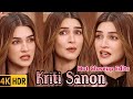 Kriti Sanon Hot Face Closeup Bollywood Actress Lips Closeup Kriti Sanon Expressions Vertical 4K