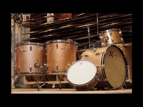 Immagine Rogers 13/16/16/22/5x14" PowerTone Drum Set - 1960s Champagne Sparkle - 26