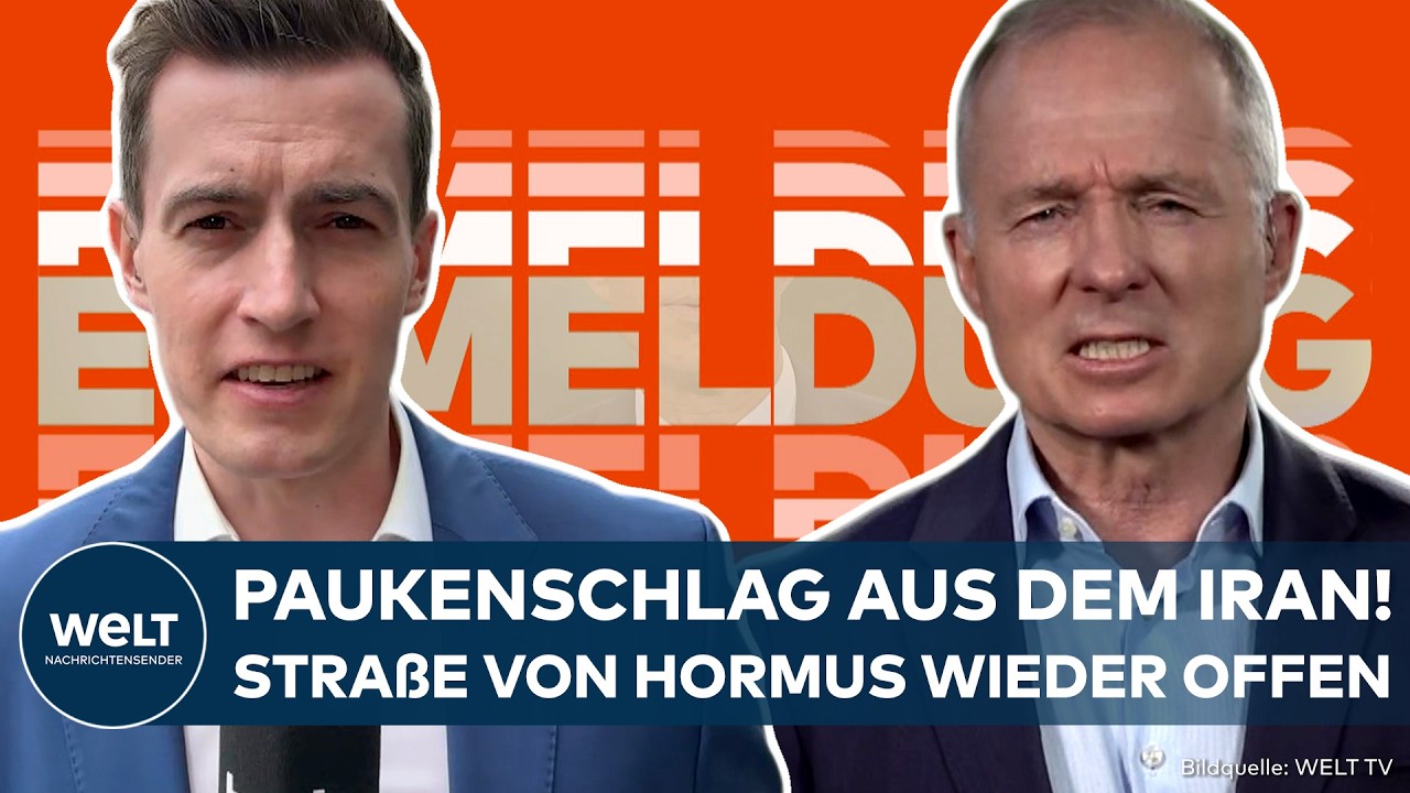 IRAN: Paukenschlag! Mullahs geben grünes Licht! Straße von Hormus vorerst wieder geöffnet