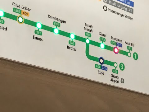 [RETIRED/Glitchy STARIS!] [SMRT] C651 EWL [223/224] EW12 Bugis to EW10 Kallang (＞＞EW1 Pasir Ris)