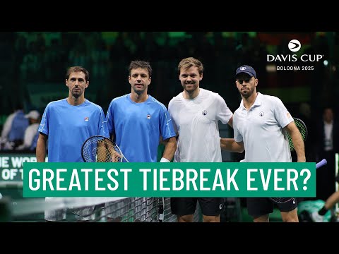 The GREATEST tiebreak ever? 🤯  | Argentina v Germany | 2025 Davis Cup Final 8