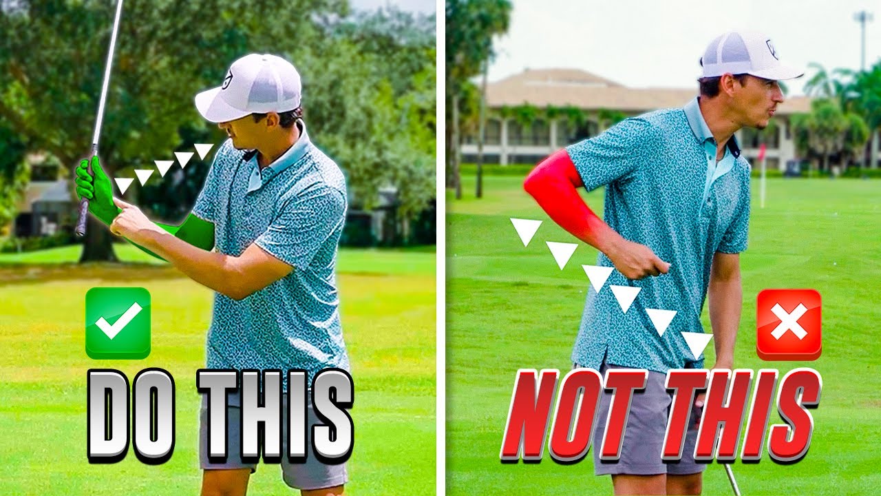How to use your right arm in the backswing