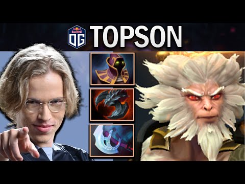 OG.TOPSON MONKEY KING WITH MANTA-SATANIC - DOTA 2 7.30 GAMEPLAY