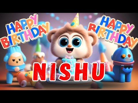 Happy Birthday Nishu ❤️😘🎇🎊🎉 Song | Birthday songs | #birthday #songs #birthdaysong #Nishu