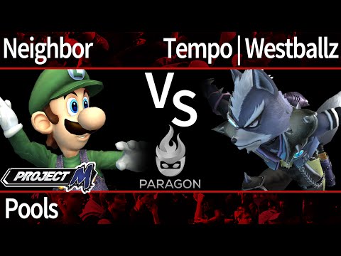 Paragon PM - Neighbor (Luigi) vs Tempo | Westballz (Wolf, C Falcon) - Pools