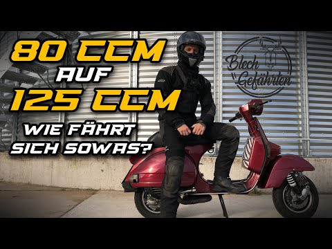 Vespa PX 80 auf 125 ccm umrüsten | Wie fährt sich sowas? | Firstkick und Probefahrt bei 0°C