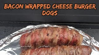 How to cook Bacon Wrapped Cheese Burger Dogs