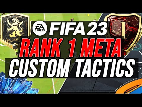 The BEST META Tactics For Rank 1 - Ultimate TOTS Custom Tactics Full Set Up Tutorial - FIFA 23