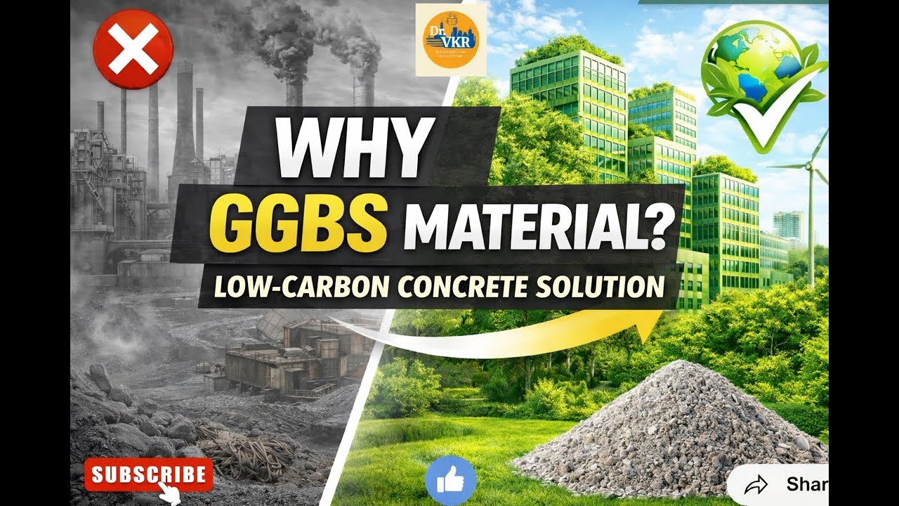 Sustainable Construction Materials: Lecture 3 - GGBS in Concrete Technology | Civil Engineering