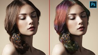How To Add More Colors, Shine And Volume To Hair In Photoshop