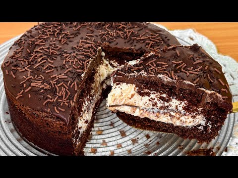 INEXPLICÁVEL DE TÃO DELICIOSO | BOLO DE CHOCOLATE RECHEADO DIFERENTE | Gabriel Freitas