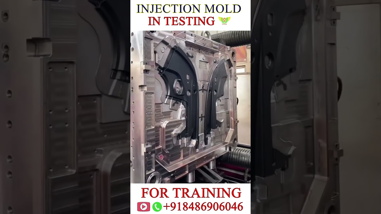 INJECTION MOULD DESIGN TRAIL | Plastic automobile mould designing #toolanddiedesigning #cimdesign