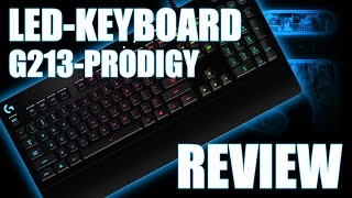 Kurztest: Logitech G213 Prodigy LED Gaming Keyboard