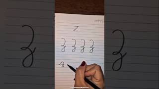 Letra Z Cursiva #educativo #atividade #professor #caligrafia #cursiva #educação #escola #alfabeto