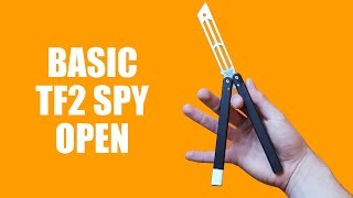 Butterfly Knife Tricks for Beginners #18.1 (Basic TF2 Spy)