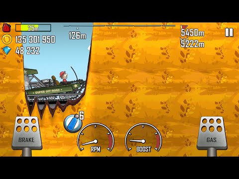 Hill Climb Racing 1 - Super Off-road in BOGLAND | GAMEPLAY